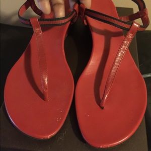 💯AUTHENTIC GUCCI RED SANDLE🔥EXCELLENT CONDITION